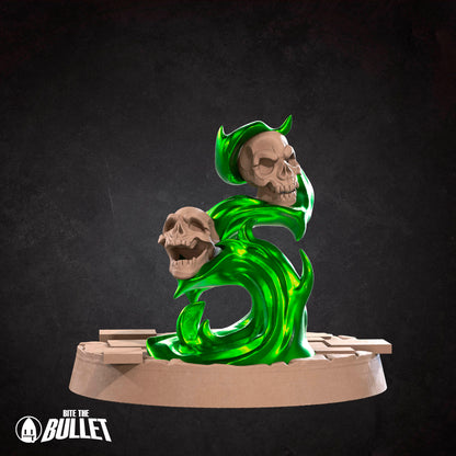 Flame Skulls | D&D TTRPG Miniature | Bite the Bullet