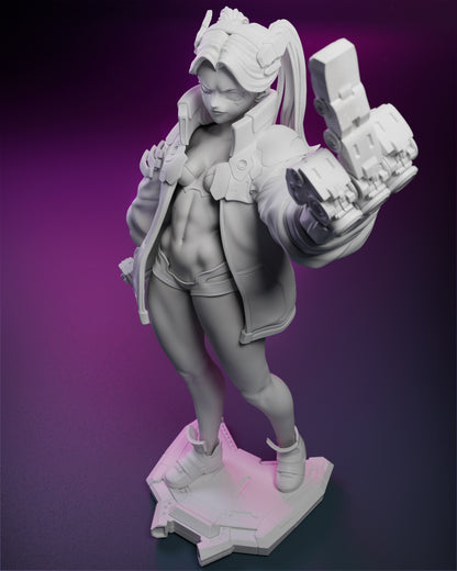 1:12 Augmented Mercenary | 3D Printed Resin Garage Kit Figure | CA 3D Studios