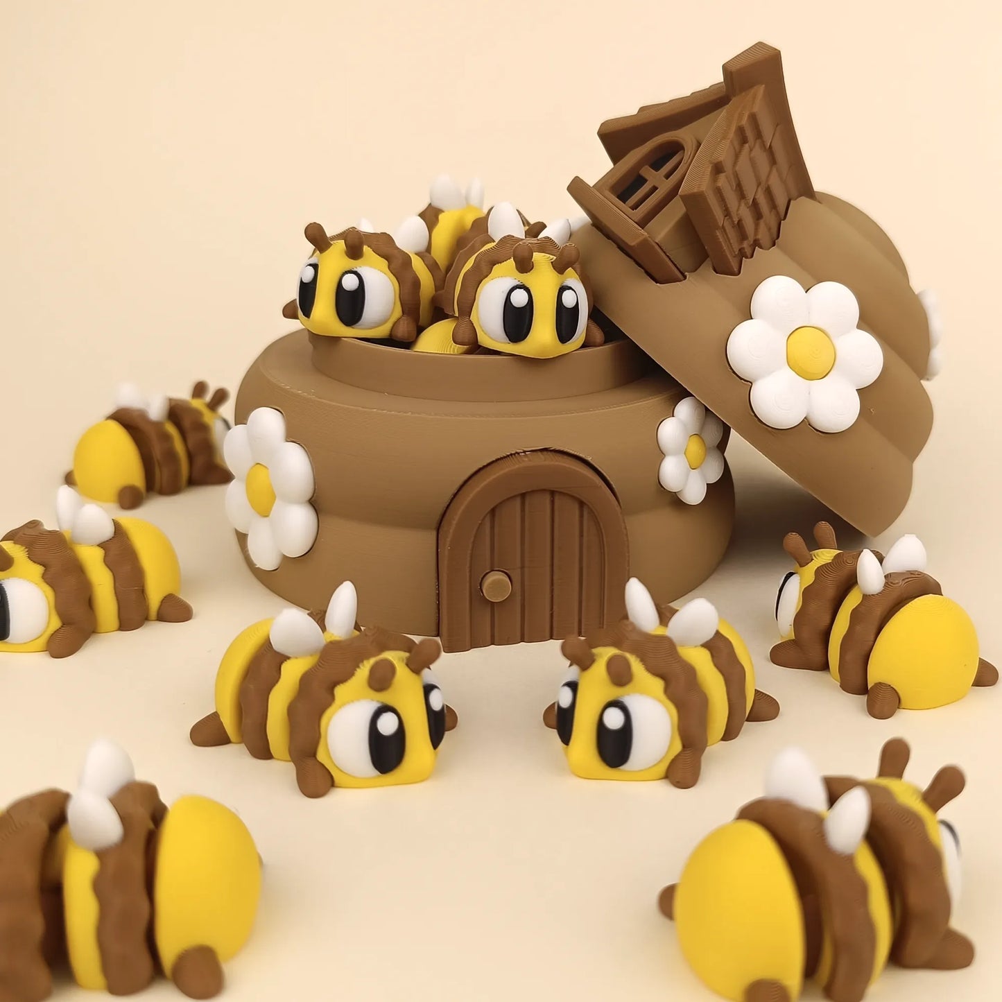 Flexi Bee & Beehive Playset | 3DGOB - Tattles Told 3D