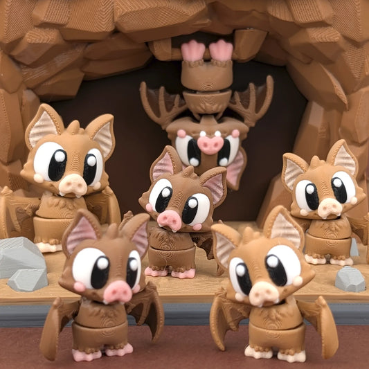 Flexi Bats Cave Playset | 3DGOB - Tattles Told 3D