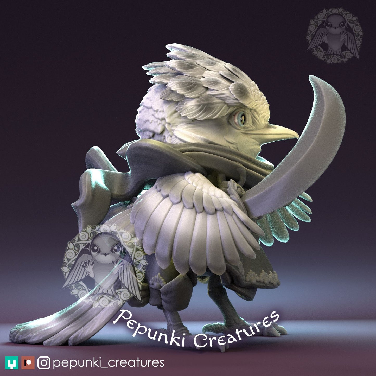 Flycatcher Swashbuckler | Pepunki Creatures