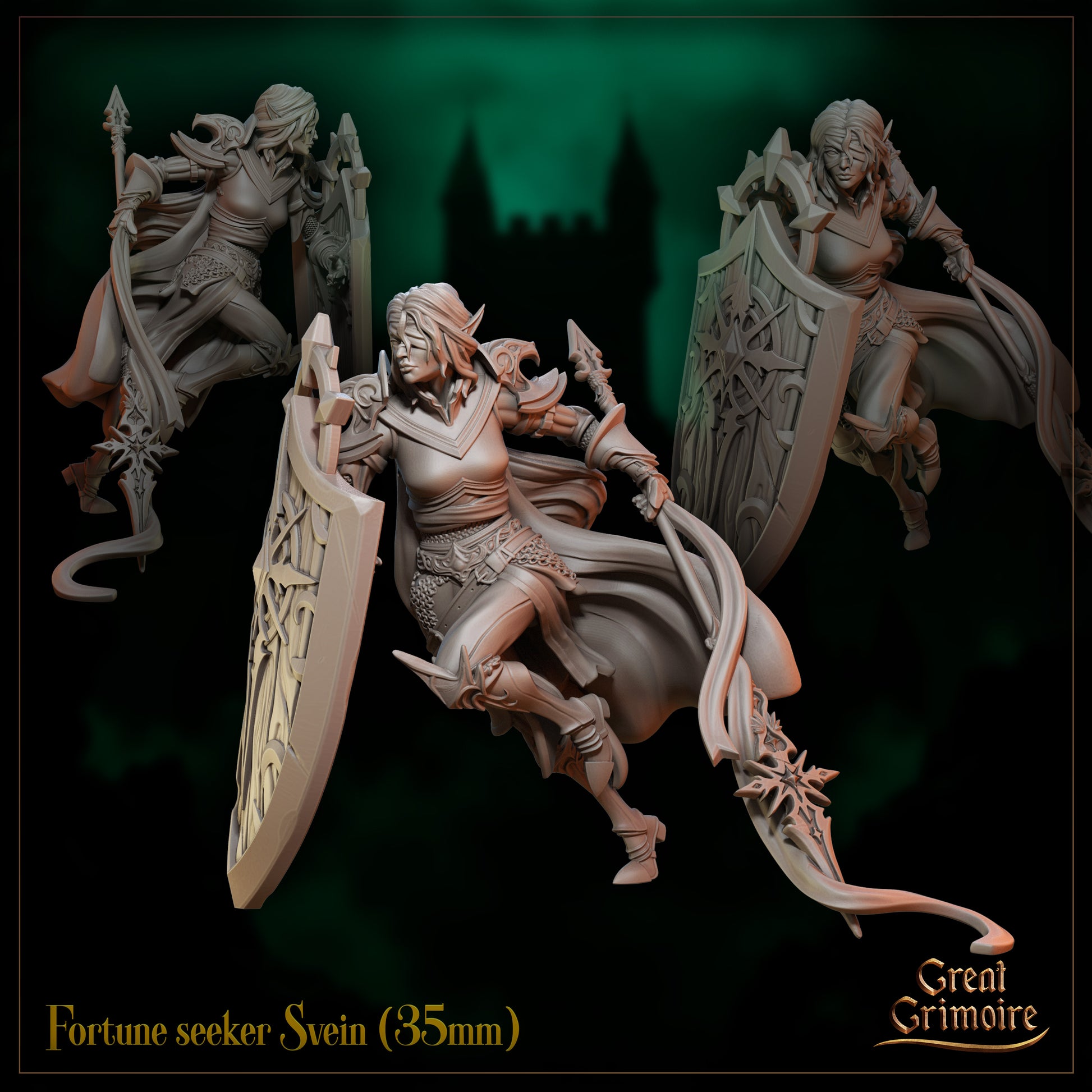 Cursed Bastion | Tabletop Gaming Miniatures Collection | Great Grimoire