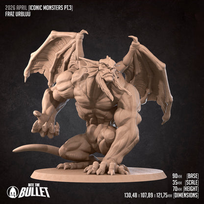 Fraz Urbluu D&D TTRPG miniature by Tattles Told 3D, featuring detailed character design for tabletop role-playing games.