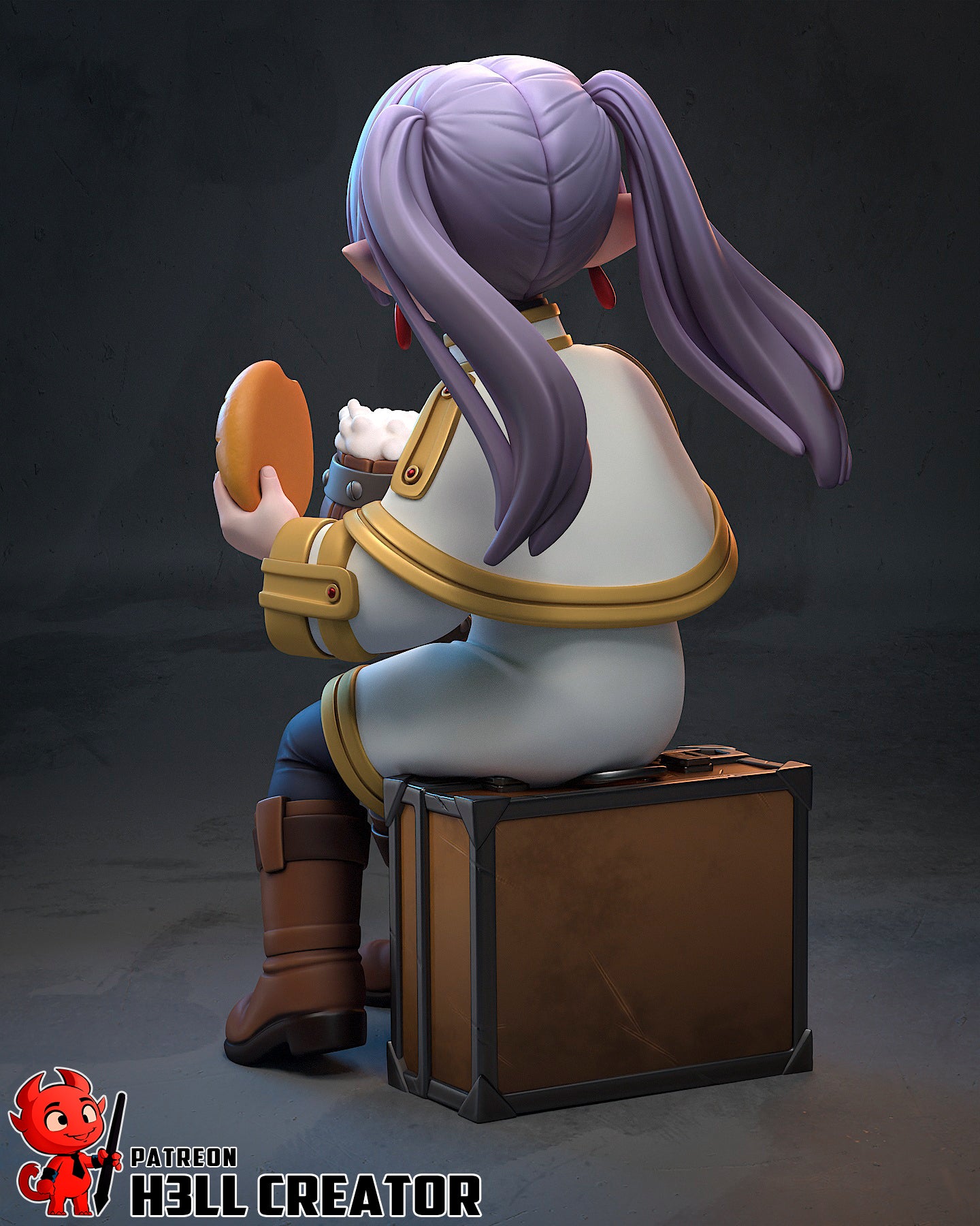 1:12 Happy Little Mage | Resin Garage Kit Figure Game Fan Art | h3LL creator