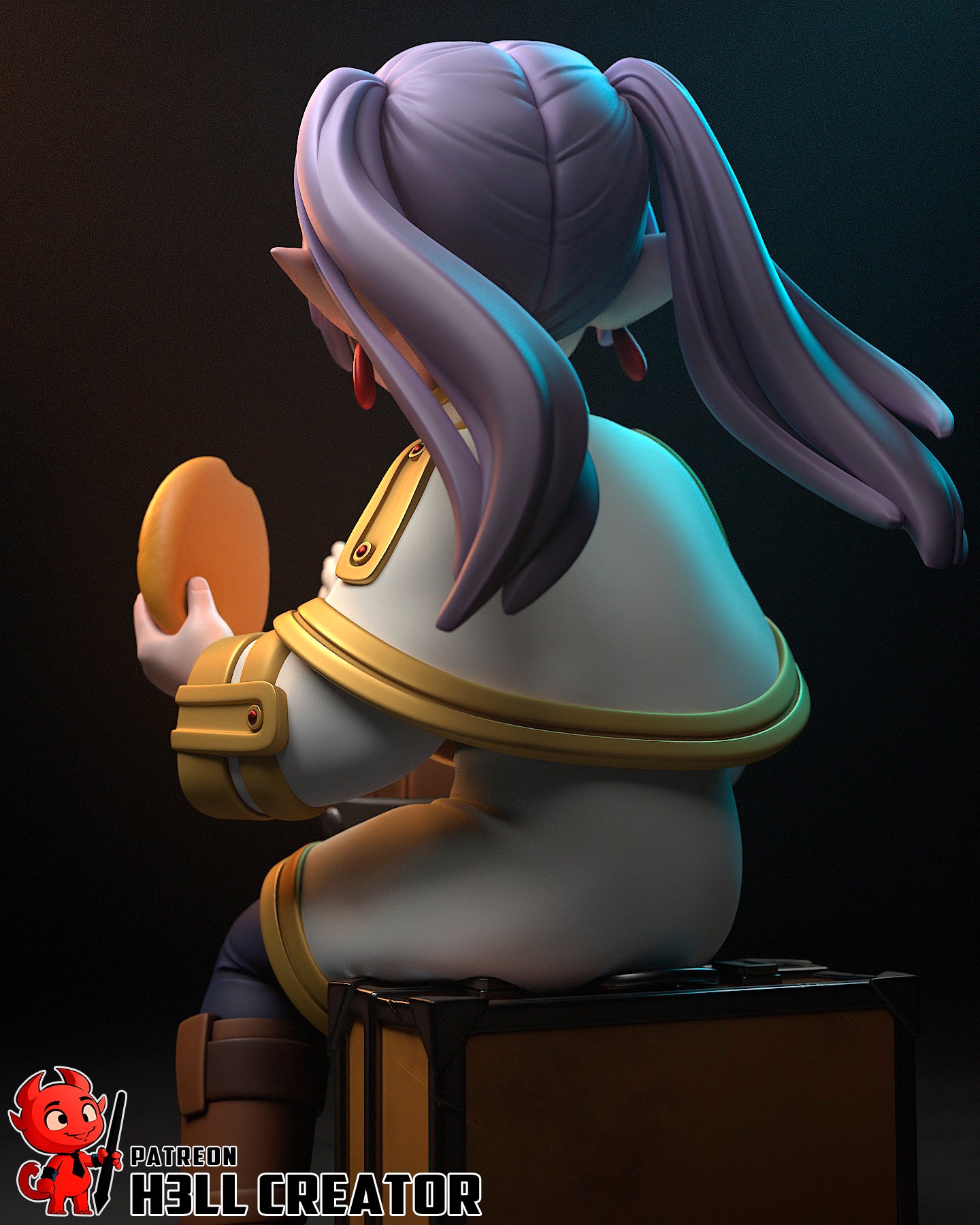 1:12 Happy Little Mage | Resin Garage Kit Figure Game Fan Art | h3LL creator