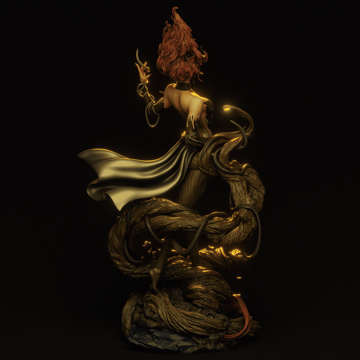 1:12 Gaia, Earth Goddess | 3D Print Resin Garage Kit Figure | CA 3D Studios