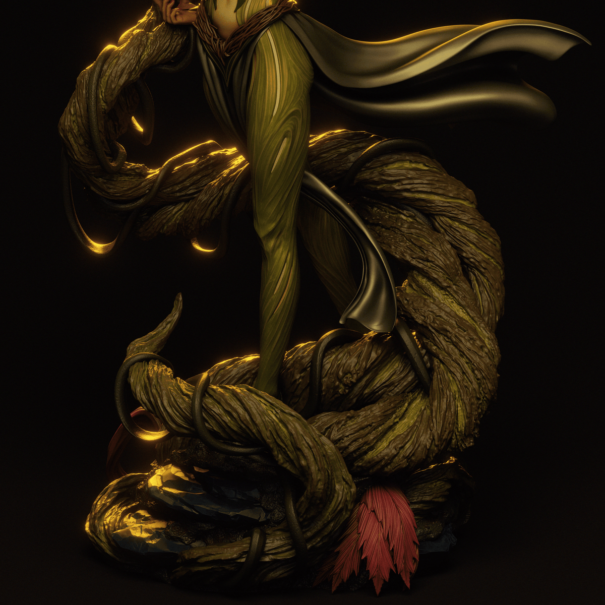 1:12 Gaia, Earth Goddess | 3D Print Resin Garage Kit Figure | CA 3D Studios