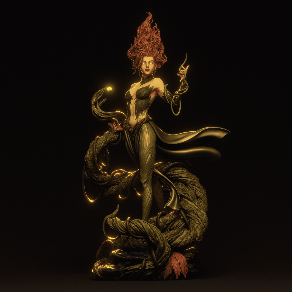 1:12 Gaia, Earth Goddess | 3D Print Resin Garage Kit Figure | CA 3D Studios