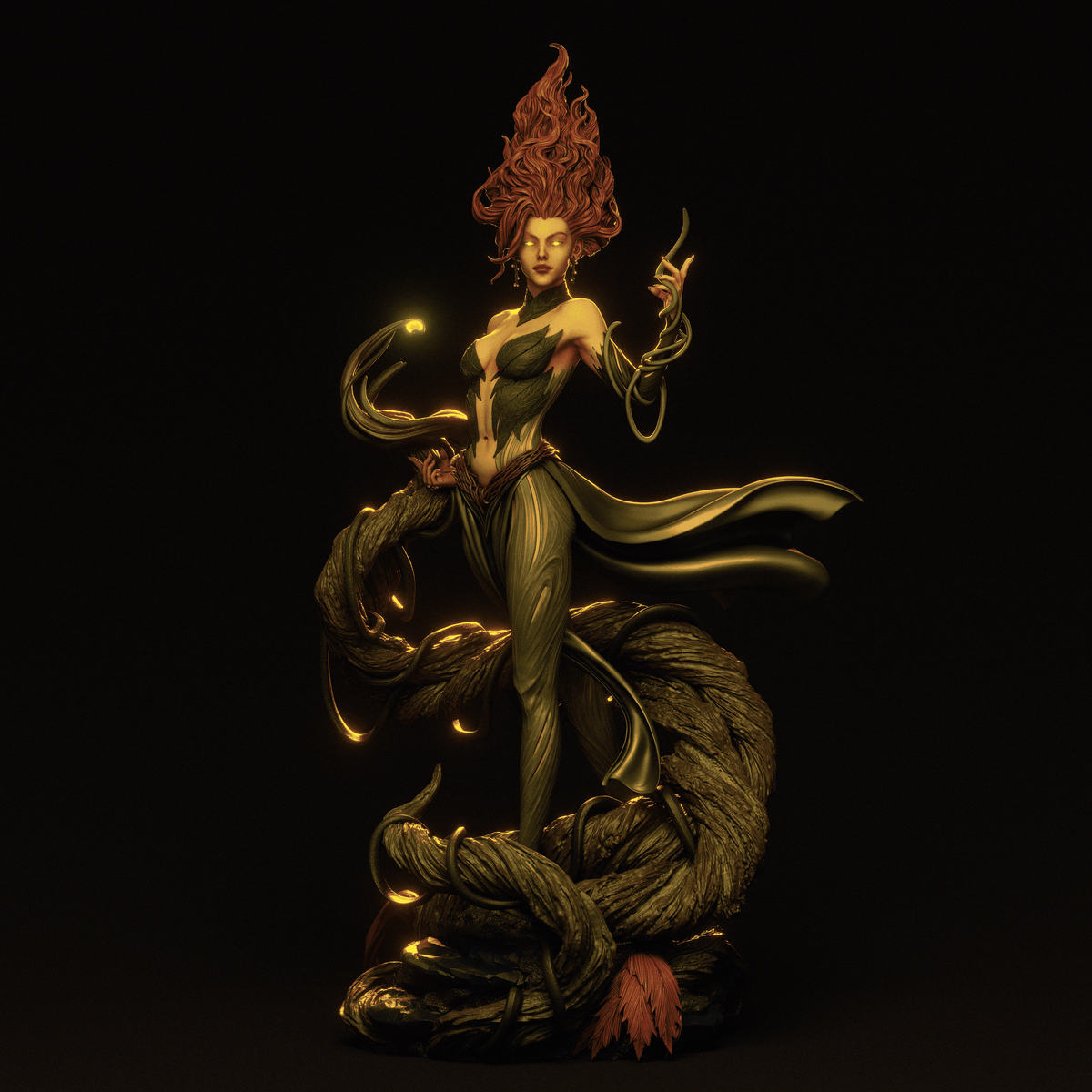 1:12 Gaia, Earth Goddess | 3D Print Resin Garage Kit Figure | CA 3D Studios