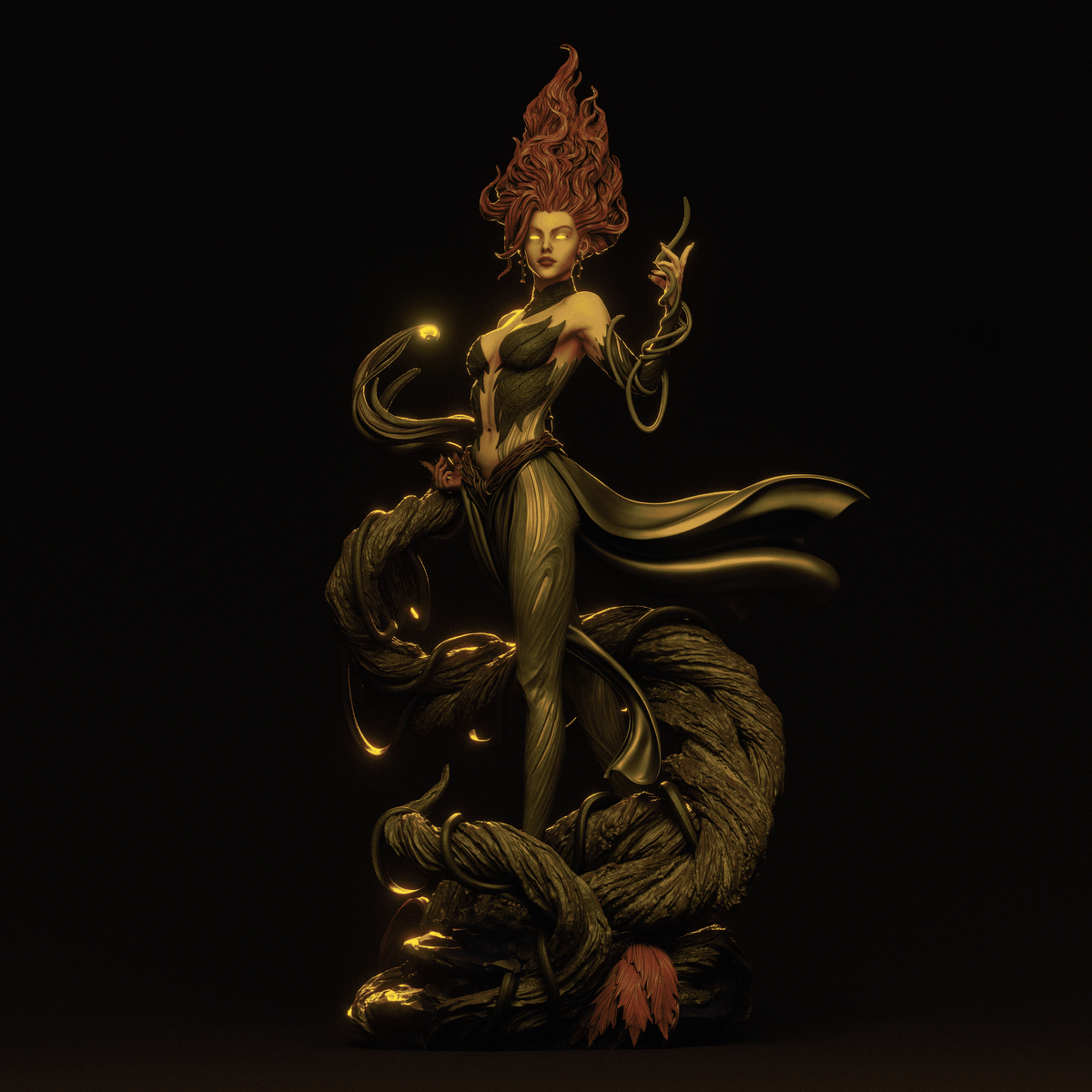 1:12 Gaia, Earth Goddess | 3D Print Resin Garage Kit Figure | CA 3D Studios