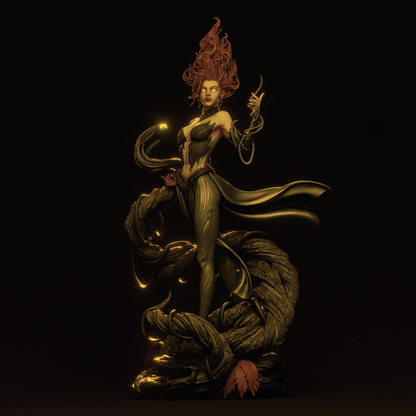 1:12 Gaia, Earth Goddess | 3D Print Resin Garage Kit Figure | CA 3D Studios