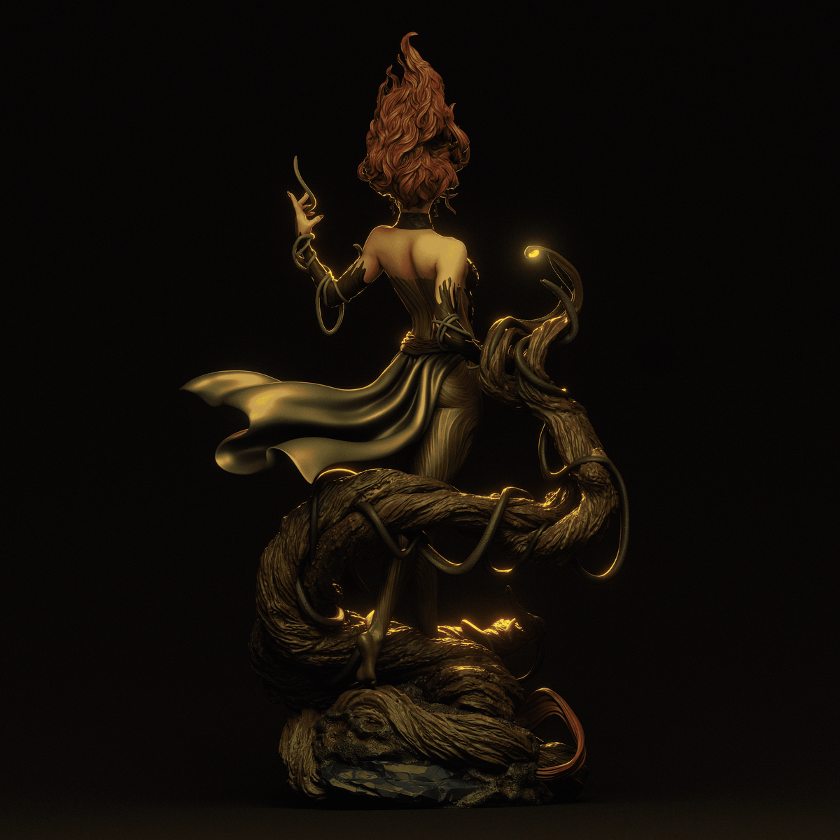 1:12 Gaia, Earth Goddess | 3D Print Resin Garage Kit Figure | CA 3D Studios