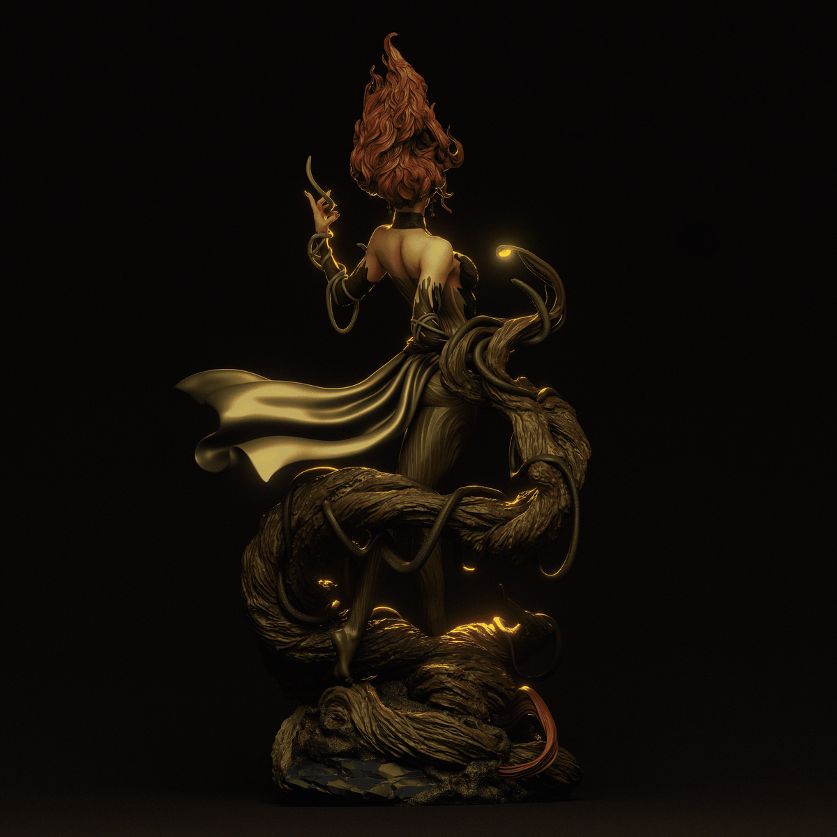 1:12 Gaia, Earth Goddess | 3D Print Resin Garage Kit Figure | CA 3D Studios