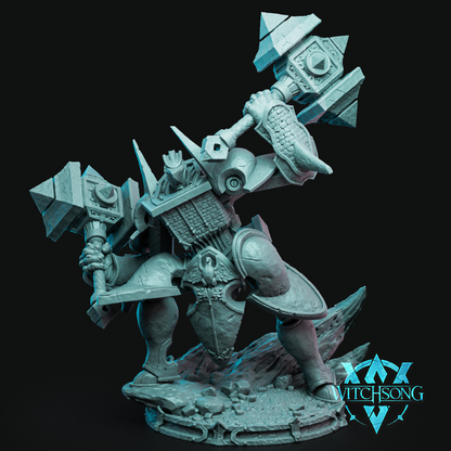 Gallant Castleguard | Mini or Bust | Monster Miniature Statue | Witchsong Miniatures