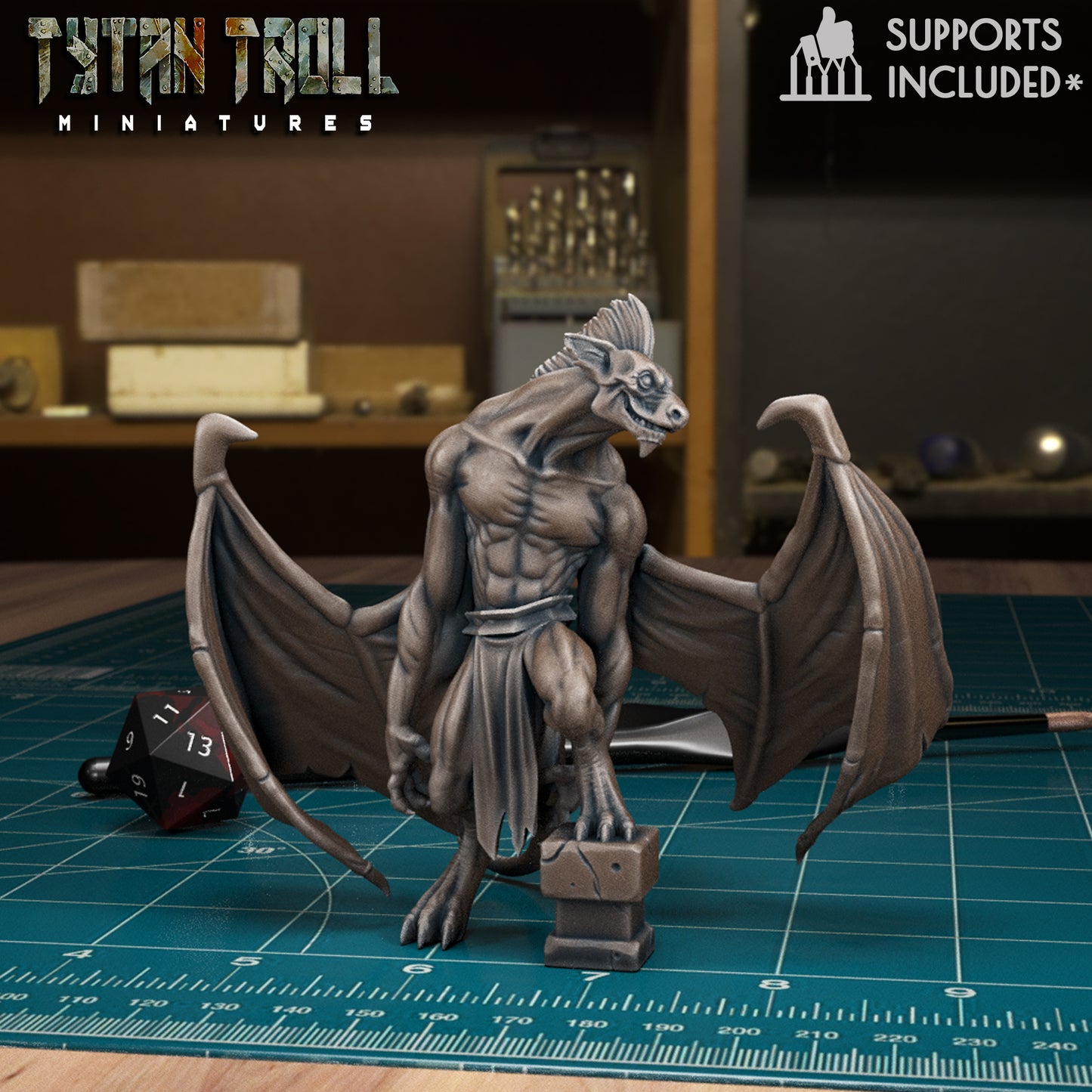 Gargoyles | D&D TTRPG Mini | TytanTroll Miniatures