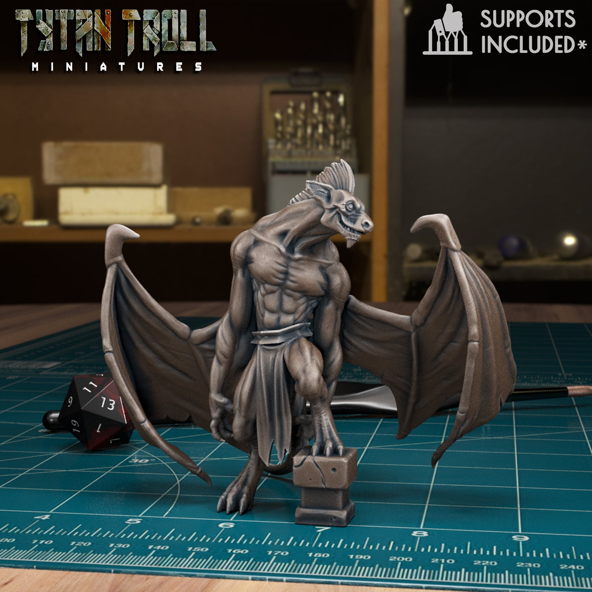 Gargoyles | D&D TTRPG Mini | TytanTroll Miniatures