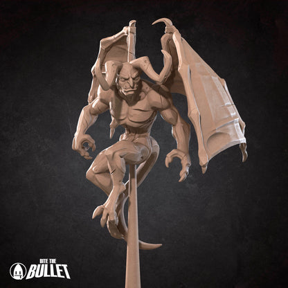 D&D Gargoyles miniature by Tattles Told 3D showing a detailed stone gargoyle figure for tabletop gaming.