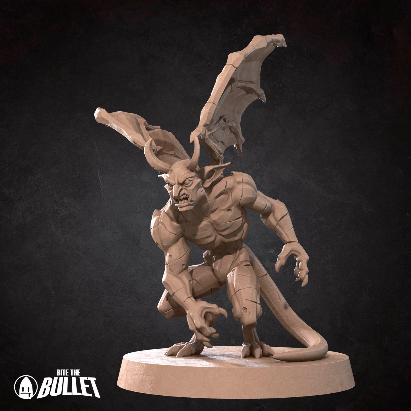 D&D Gargoyles miniature by Tattles Told 3D, detailed tabletop gaming figure for Dungeons & Dragons campaigns