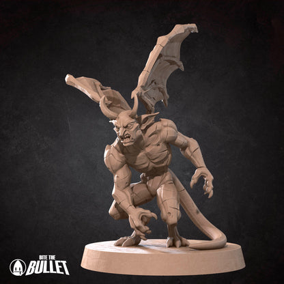 D&D Gargoyles miniature by Tattles Told 3D, detailed tabletop gaming figure for Dungeons & Dragons campaigns