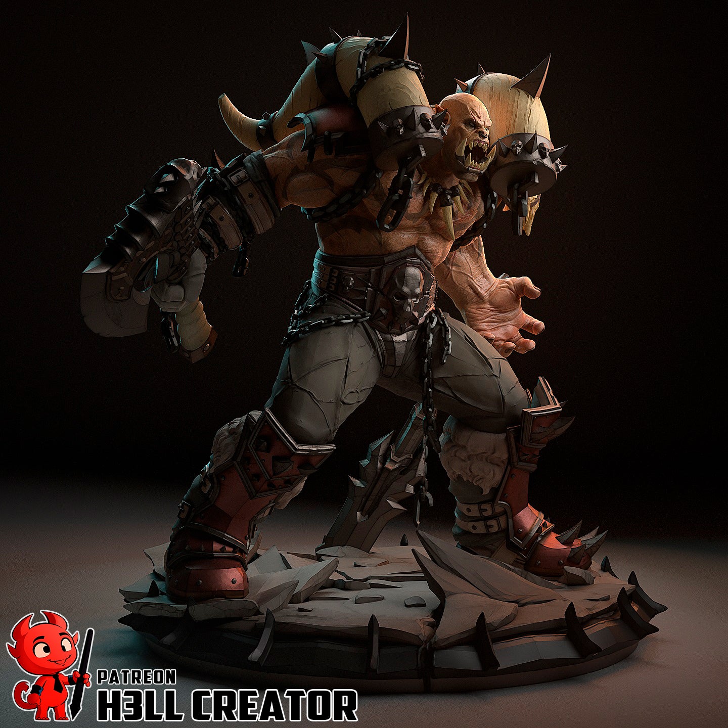 1:12 Son of Hellscream | Resin Garage Kit Figure Game Fan Art | h3LL creator