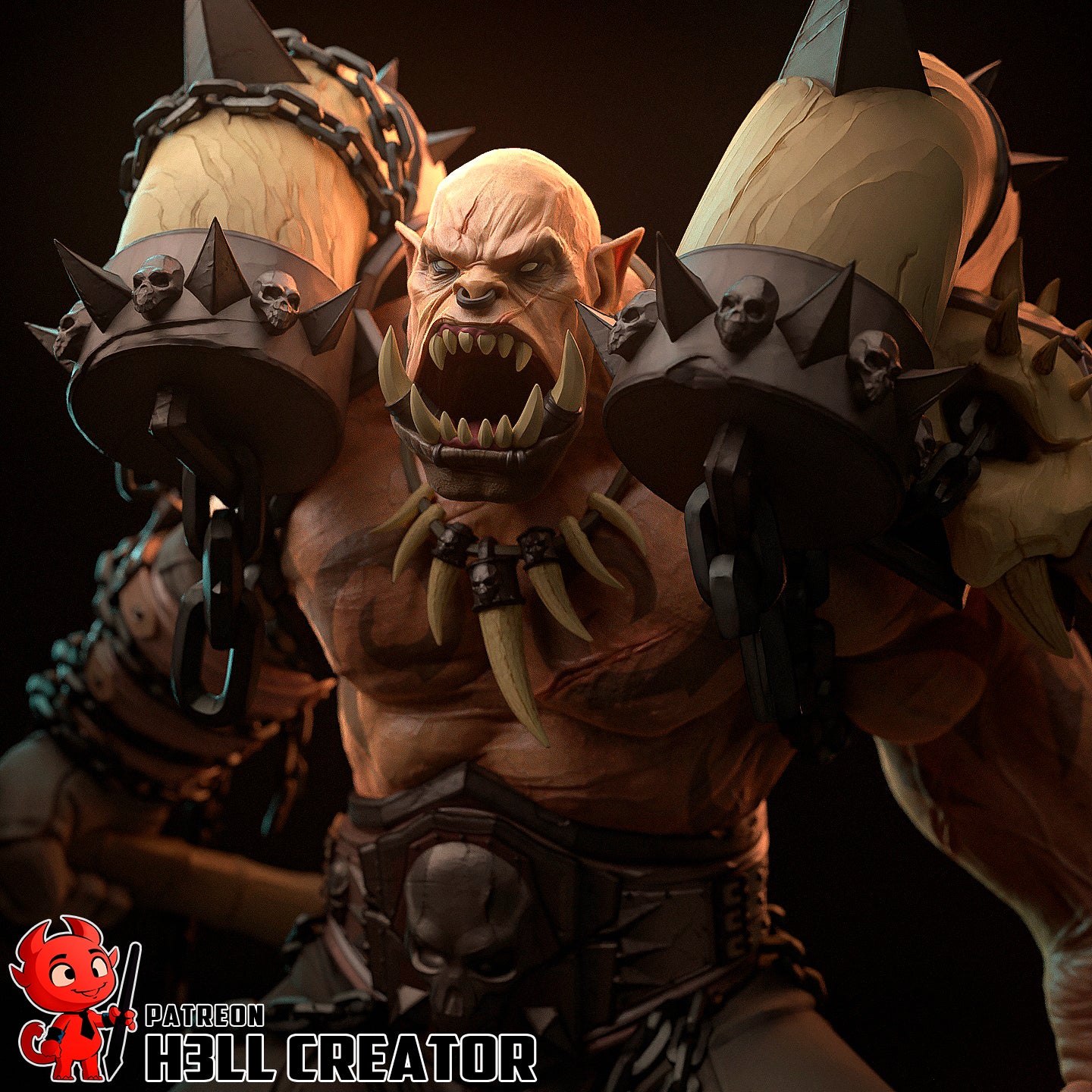 1:12 Son of Hellscream | Resin Garage Kit Figure Game Fan Art | h3LL creator