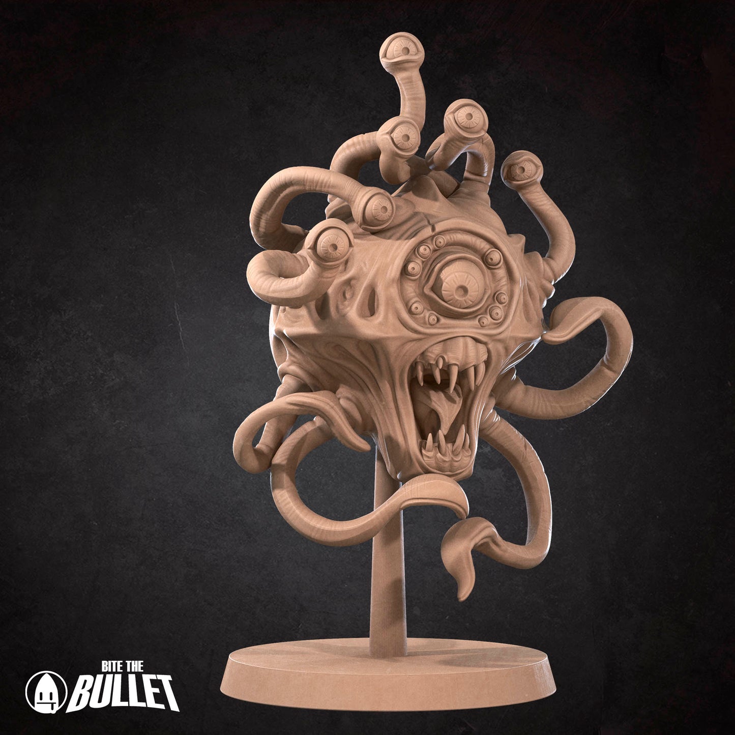 Tattles Told 3D Gauth D&D TTRPG miniature with detailed sculpting, depicting a fierce character ready for tabletop gaming.