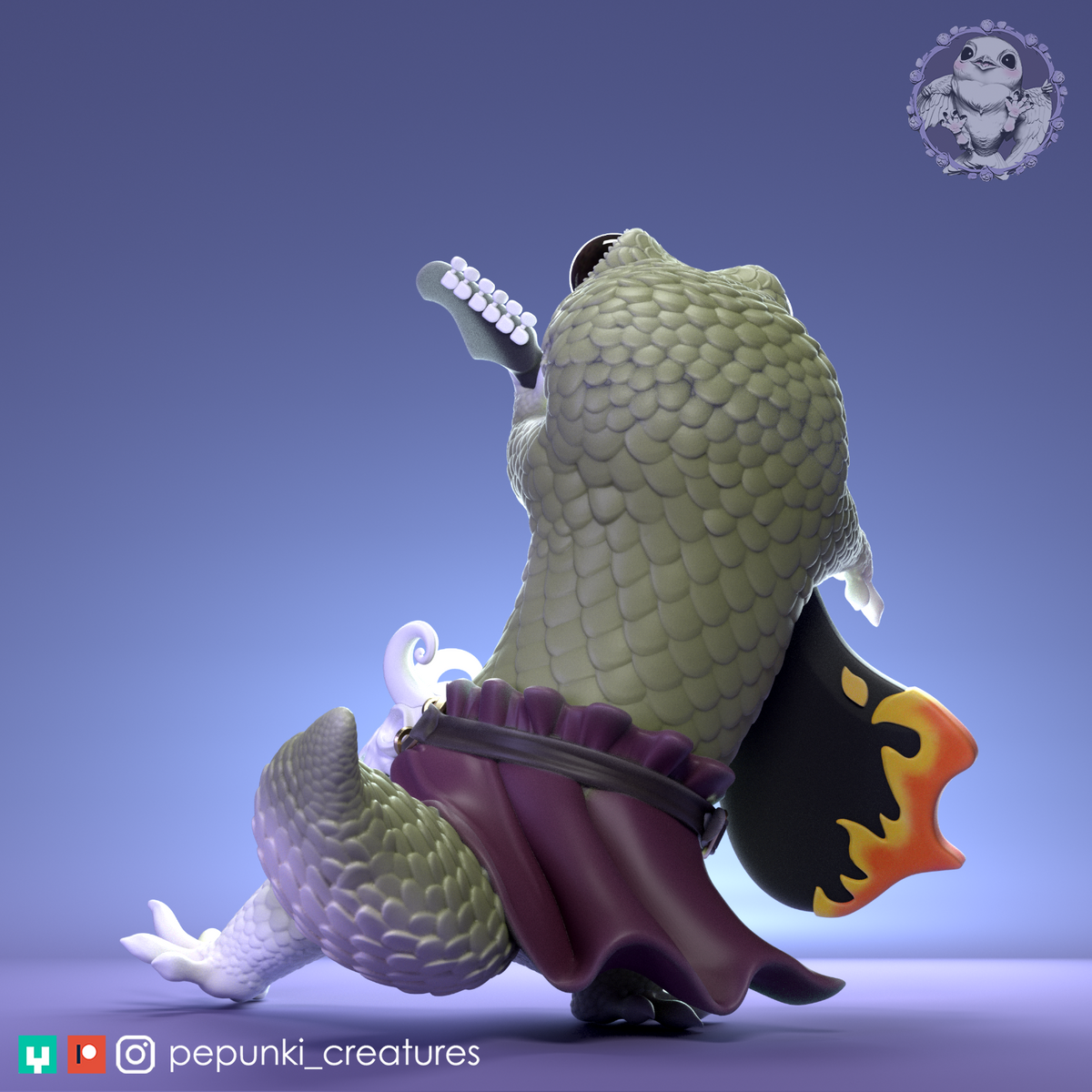 Princesa Lechuza Común | Escala para juego de mesa o exhibición | Miniatura de D&D Humblewood TTRPG | Criaturas Pepunki