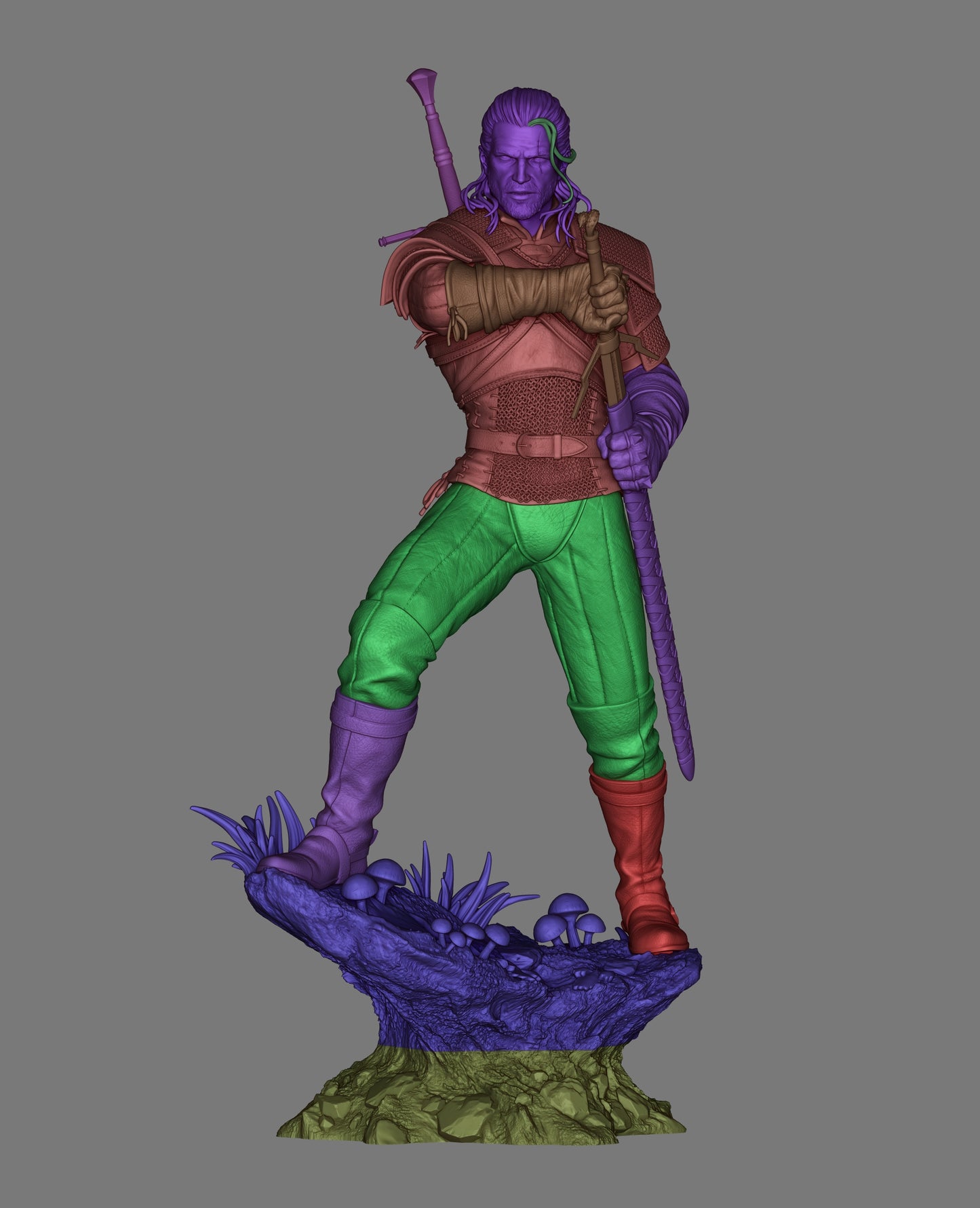 1:12 Veteran Monster Slayer | 3D Printed Resin Garage Kit Figure | CA 3D Studios