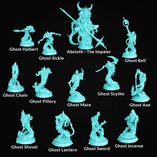 Ghost Army, NPC Set | DnD Miniature Character | Cripta Studios - Tattles Told 3D