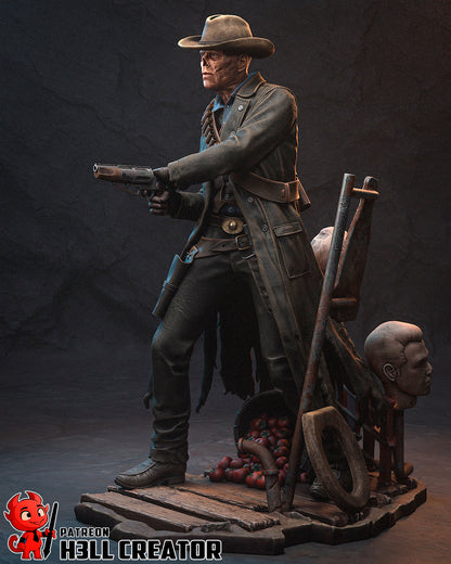 1:10 Wasteland Gunslinger | Resin Garage Kit Figure Game Fan Art | h3LL creator