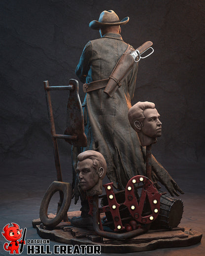 1:10 Wasteland Gunslinger | Resin Garage Kit Figure Game Fan Art | h3LL creator