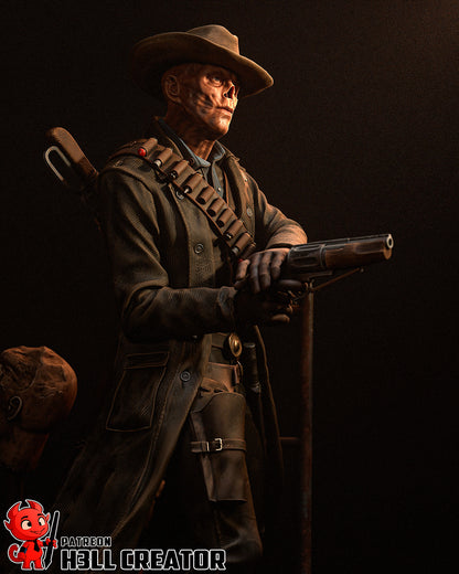 1:10 Wasteland Gunslinger | Resin Garage Kit Figure Game Fan Art | h3LL creator