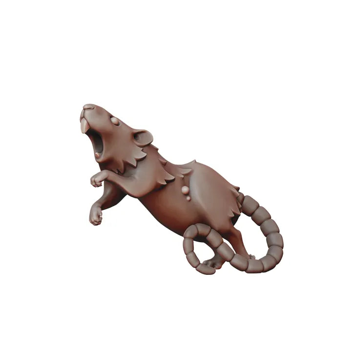 Giant Rat Full Set | D&D TTRPG Miniature | Manuel Boria