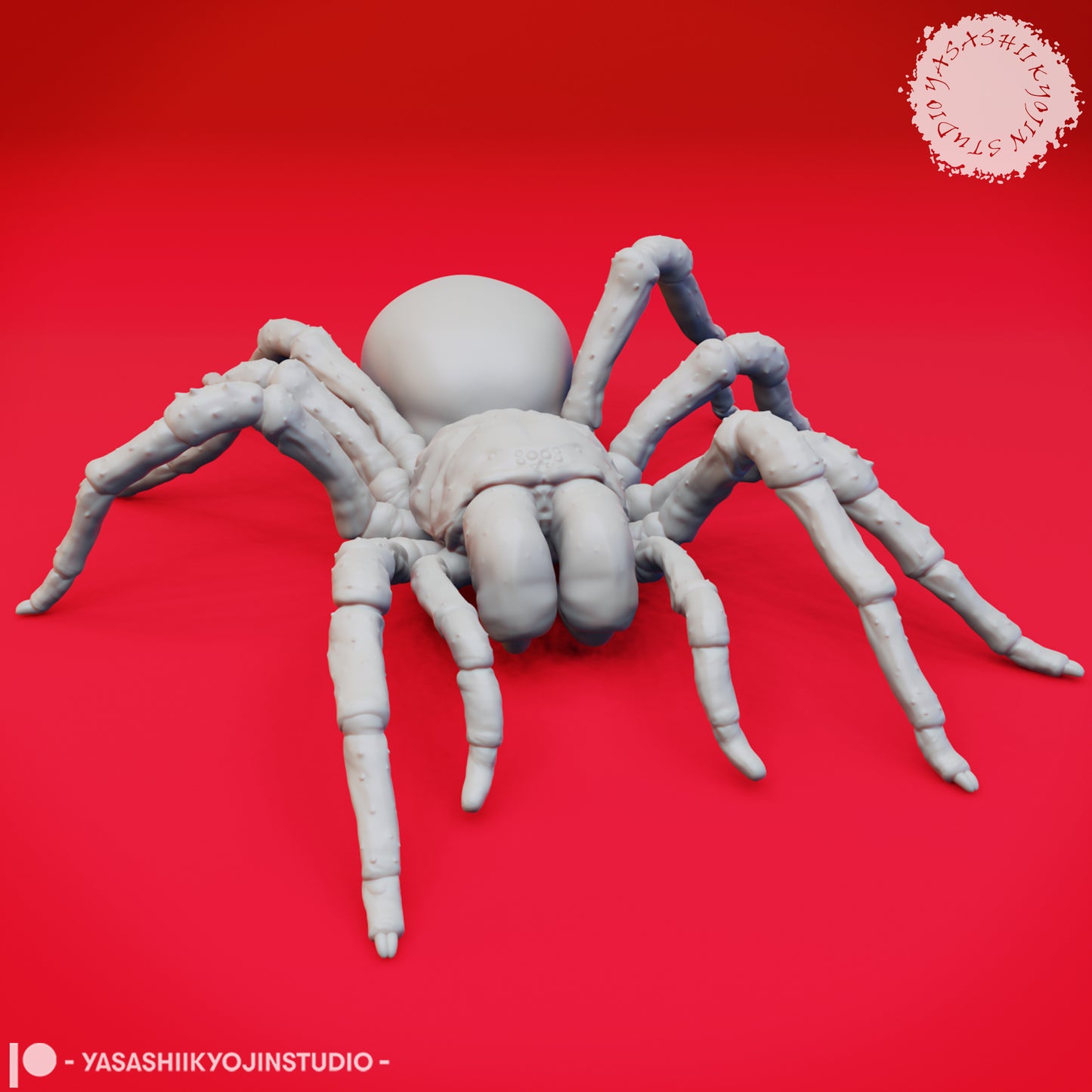 Giant Spider | D&D TTRPG Monster Miniature | Yasashii Kyojin Studio