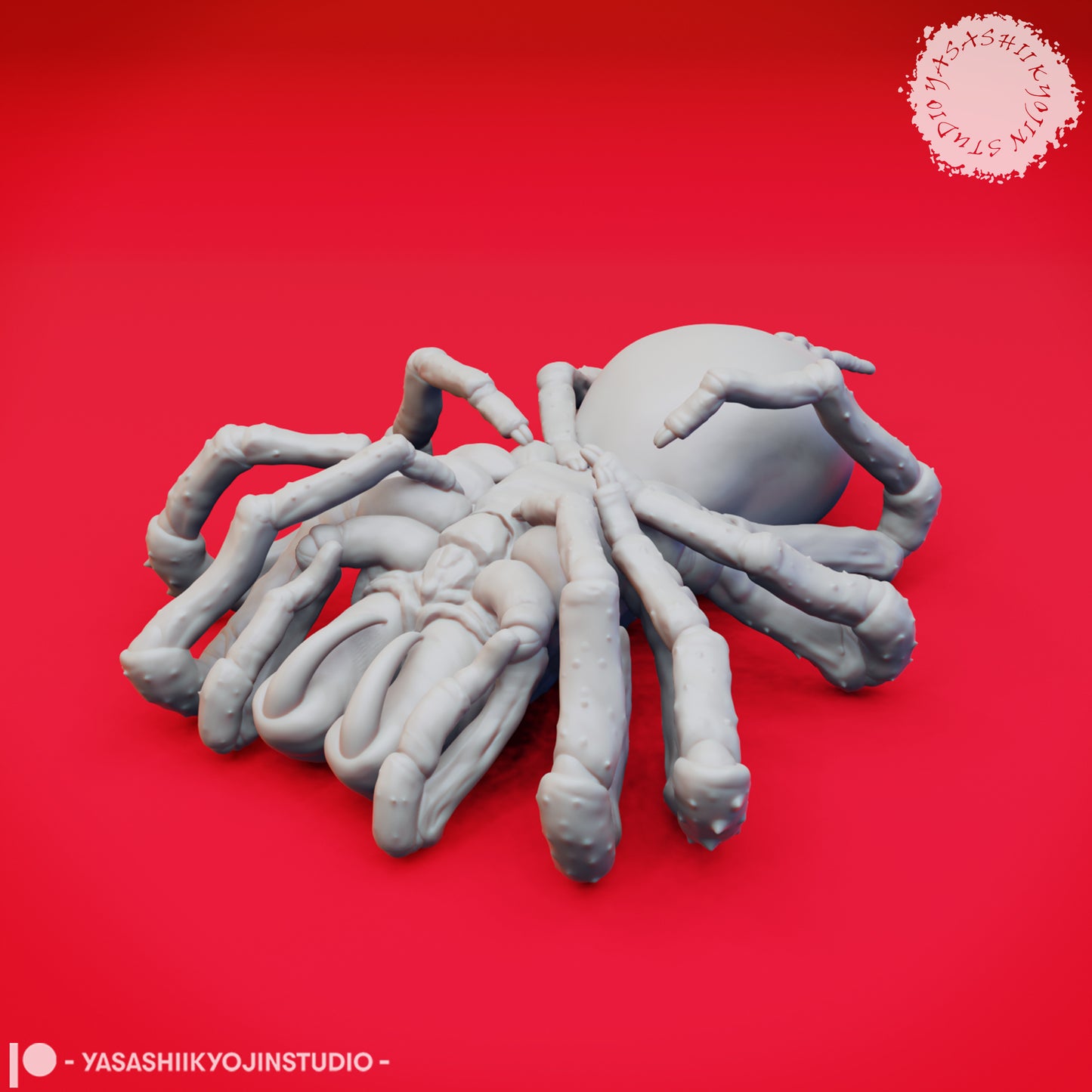 Giant Spider | D&D TTRPG Monster Miniature | Yasashii Kyojin Studio