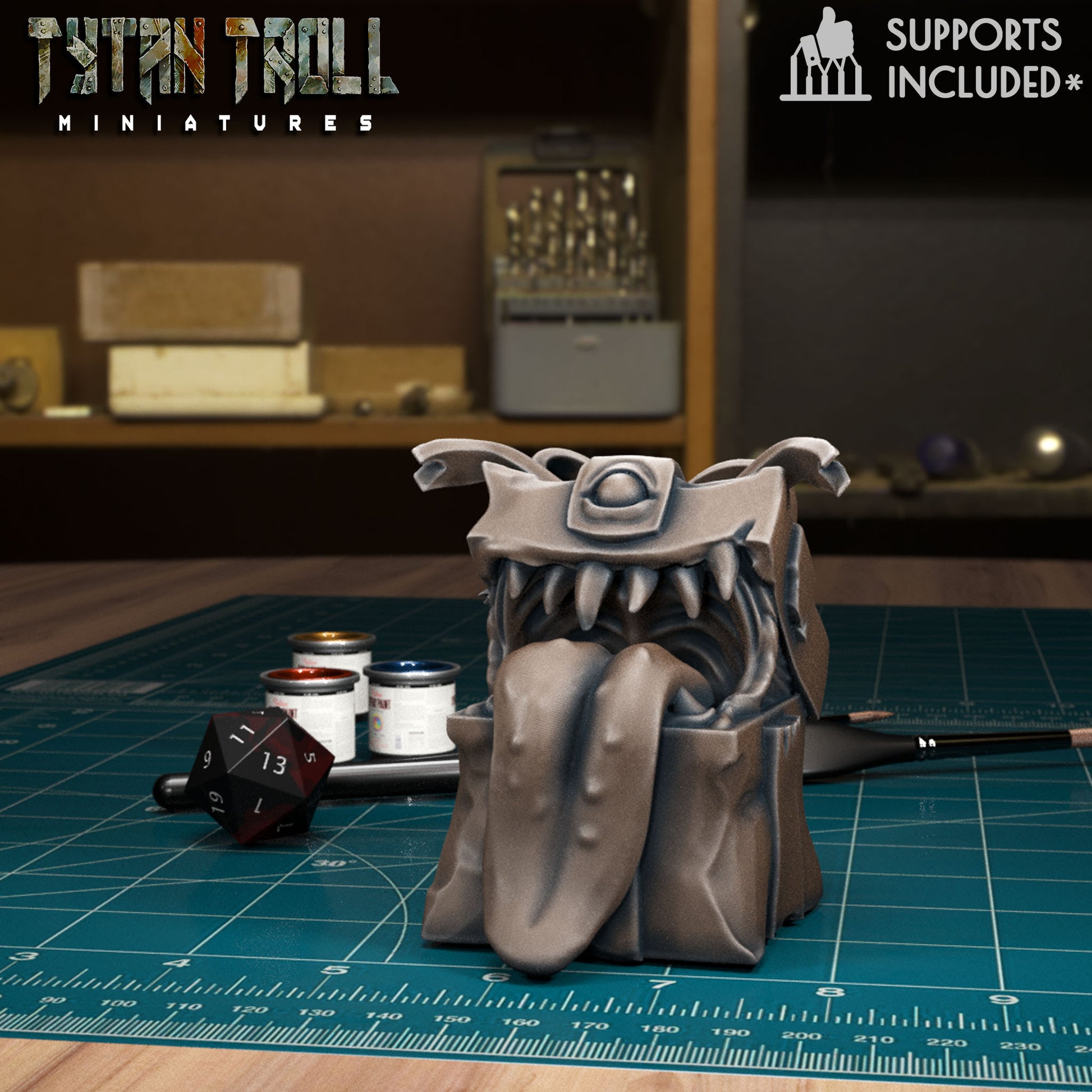 Christmas Xmas Collection | D&D TTRPG Mini or Decorations | TytanTroll Miniatures