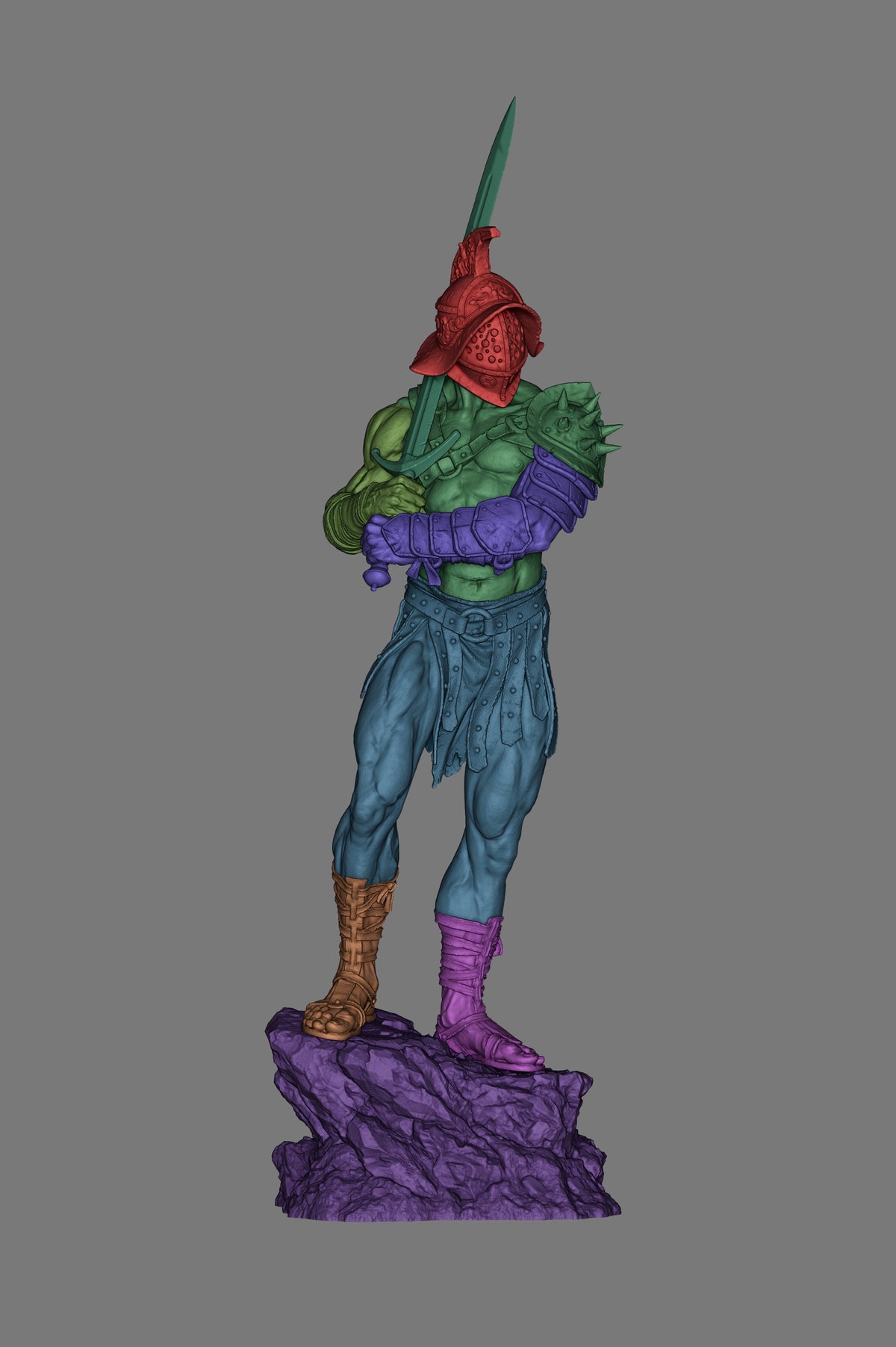 1:12 Gladiator | 3D Print Resin Garage Kit Figure | CA 3D Studios