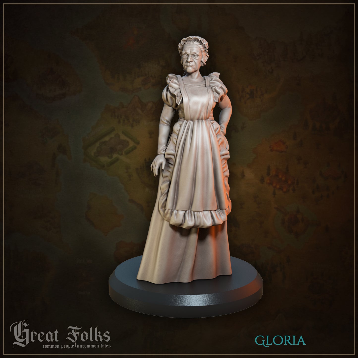 Great Folks Townsfolk, Part 1 | NPCs, Villagers, Children, Animals | Tabletop Gaming Miniatures Collection | Great Grimoire