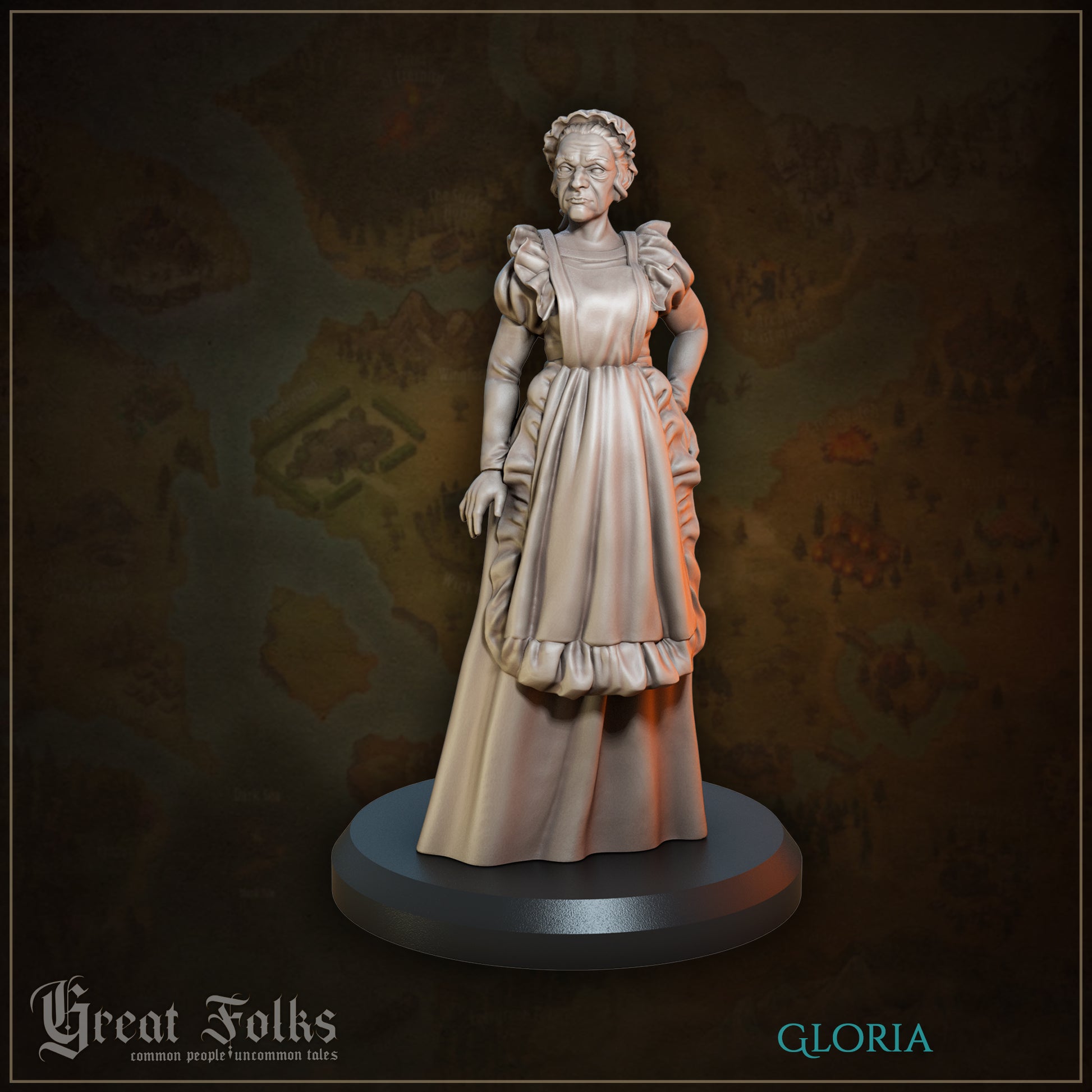 Great Folks Townsfolk, Part 1 | NPCs, Villagers, Children, Animals | Tabletop Gaming Miniatures Collection | Great Grimoire