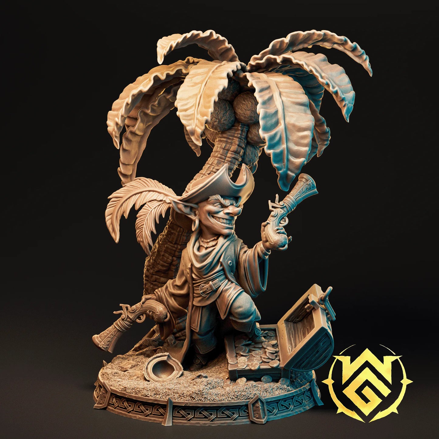 The Goblin Gunslinger | TTRPG D&D Miniature | The Witchguild