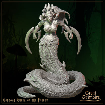 Gorgona, Queen of the Forest | Song of the Forest | D&D TTRPG Miniature | Great Grimoire