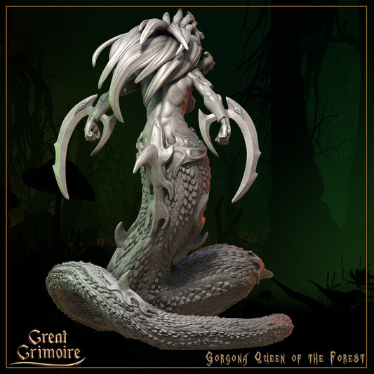 Gorgona, Queen of the Forest | Song of the Forest | D&D TTRPG Miniature | Great Grimoire