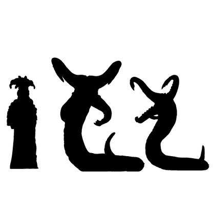 Miniature of a Gricks creature from D&D TTRPG, designed by Tattles Told 3D, shown in a detailed, pose-ready figure.