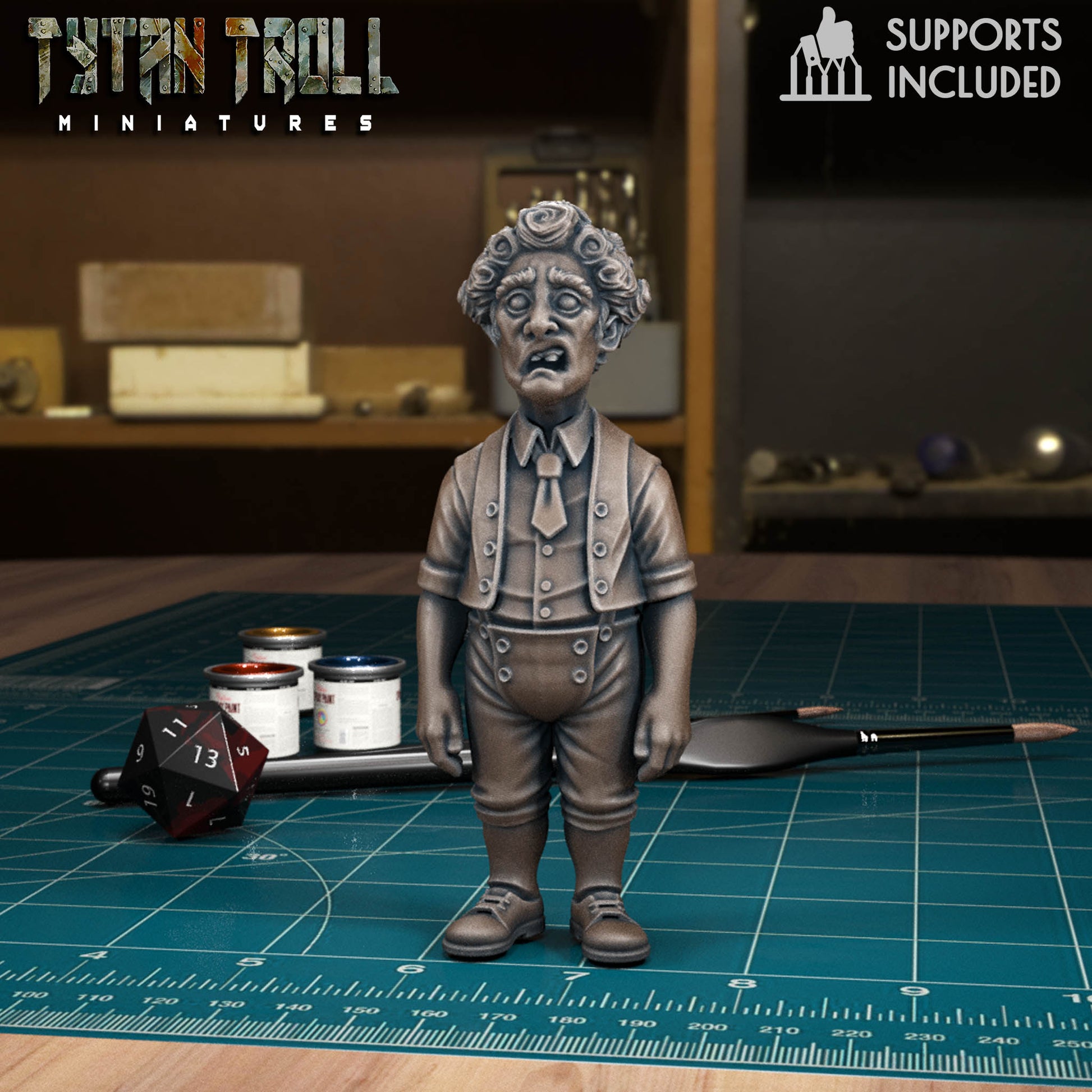 CoS Gunther | D&D TTRPG Mini | TytanTroll Miniatures