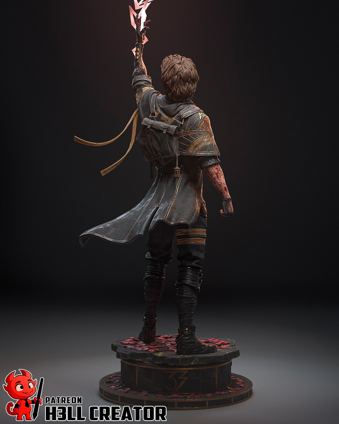 1:12 Expedition Engineer | Resin Garage Kit Figure Game Fan Art | h3LL creator