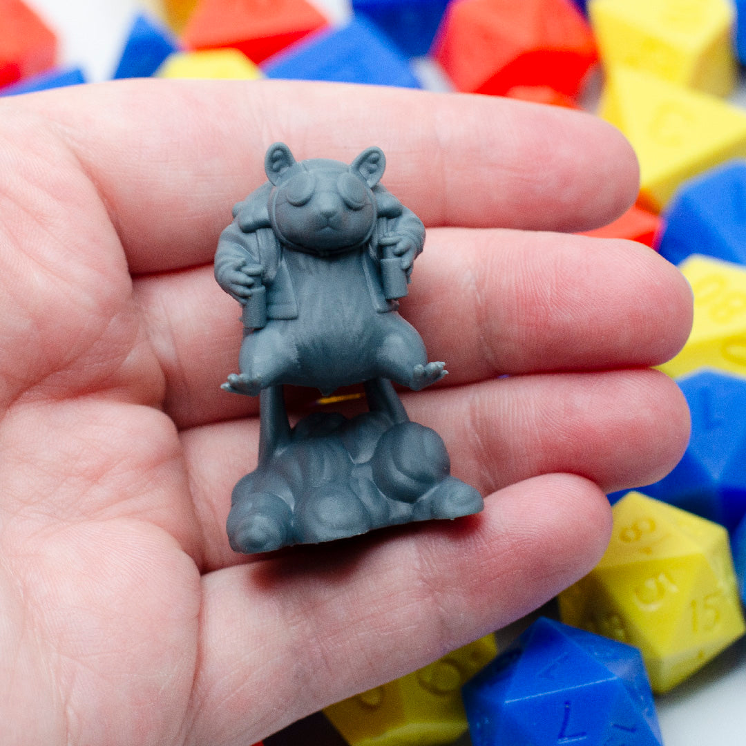 Giant Space Hamster, Rocket Ham | Gaming Miniature TTRPG D&D | Found Family Adventurecrafts