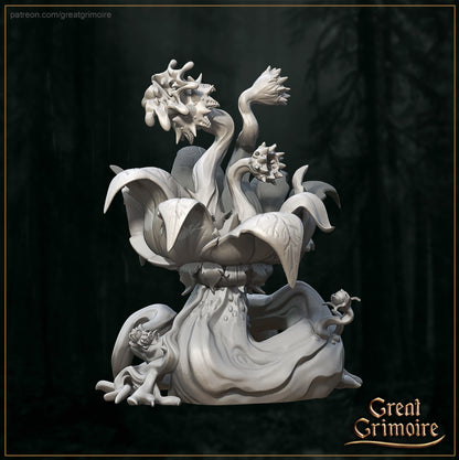 Wicked Hills Asylum Garden Set, Creepy, Halloween | D&D TTRPG Miniature | Great Grimoire