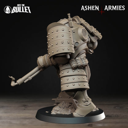 Bullet Crusade, Holy Shogunate, Heavy Infantry Heavy Shotgun | D&D Pathfinder TTRPG Miniature | Bite the Bullet