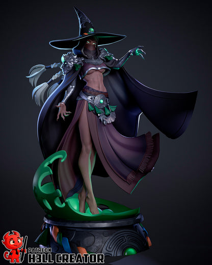 1:12 Goddess of Witchcraft | Resin Garage Kit Figure Game Fan Art | h3LL creator