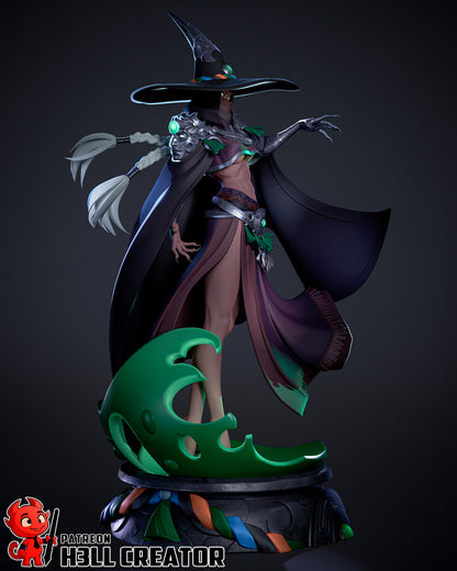 1:12 Goddess of Witchcraft | Resin Garage Kit Figure Game Fan Art | h3LL creator